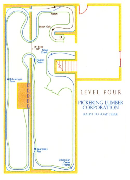 Sierra Railroad 1955 » Layout Diagrams | Modeling the Sierra Railroad